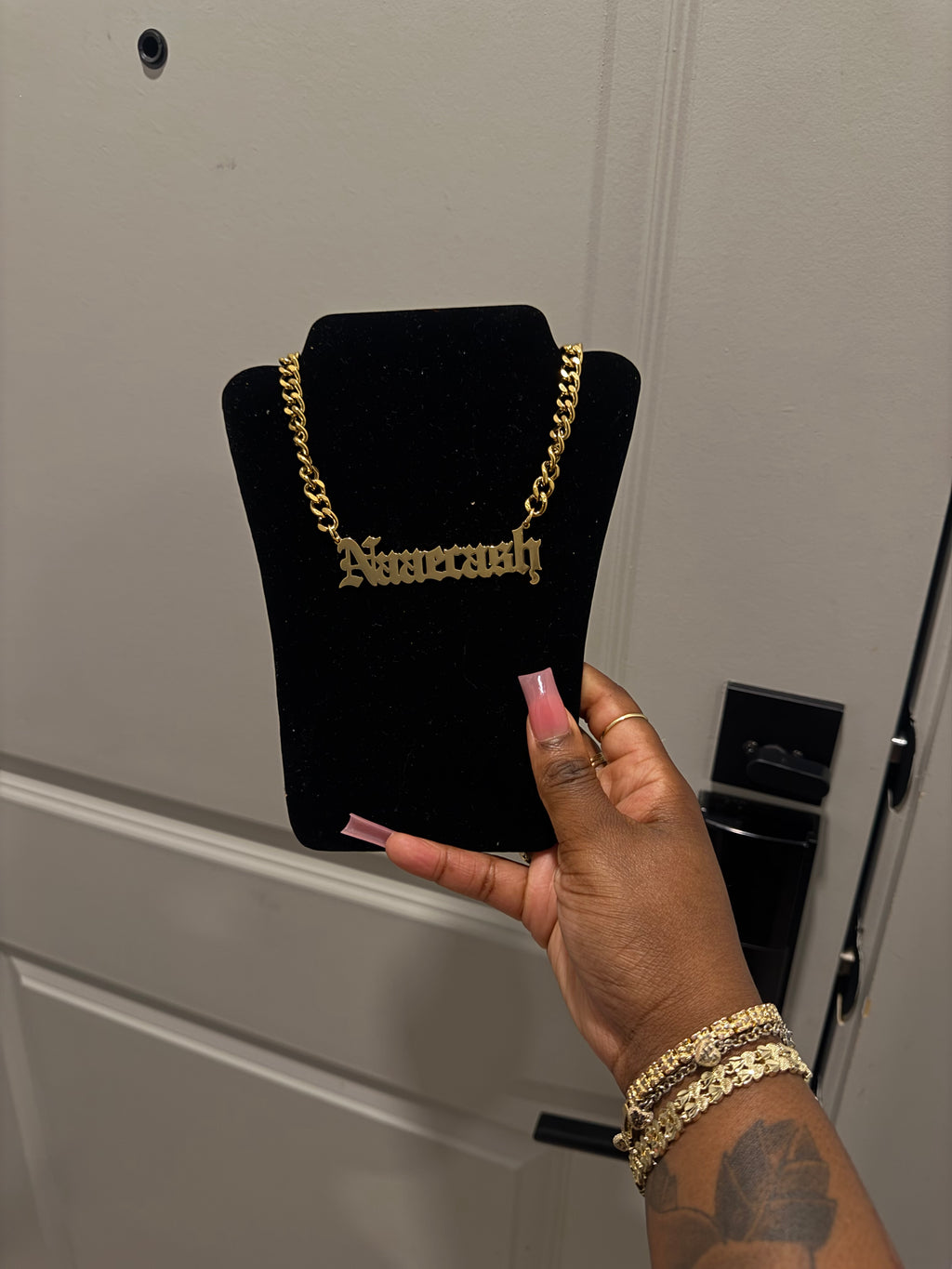 Cuban Link Personalized Namplate